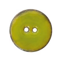 Boutons Coco Laqué 23 Mm X 2 - Union Knopf Vert Olive - PrymUnionKnopf
