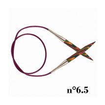 Aiguilles À Tricoter Circulaires Fixes En Bois Cable 80 Cm Symfonie Du N° 3,75 À 6,5 - Knitpro - KnitPro