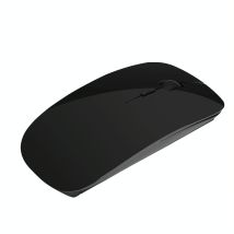 Souris Sans Fil Ultra-minces 4 Touches Silencieuses Pour Bureau Ergonomique Blanche Noir Yonis - Yonis