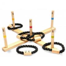 Jeu De Lancer D'Anneaux En Bois - Buiten Speel - Ga145 - Jeu D'Adresse Exterieur - BuitenSpeel