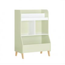 Sobuy Kmb90-gr Étagère De Rangement Jouets Pour Enfant, Étagère À Livres, Meuble De Rangement Pour Chambre D'Enfants, Bibliothèque - Sobuy
