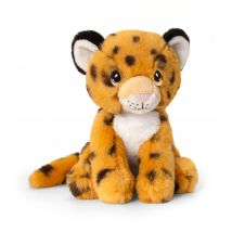 Peluche Keeleco 100% Recyclée - Guépard Assis - 18cm - KeelToys