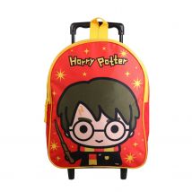 Sac À Dos À Roulettes 31 Cm Maternelle Harry Potter Rouge Chibi - Bagtrotter - Bagtrotter