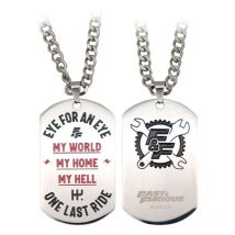 Fast & Furious - Pendentifs Fast & Furious Dog Tag - Fanatikk
