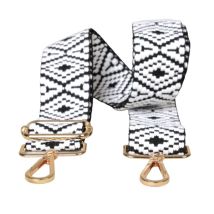 Bandoulière Sangle De Sac Imprimé Ethnique 40mmx140cm Noir - MyMercerie