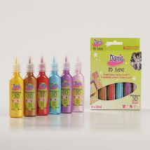 Set 6 Couleurs Nacrées Diam's 3d Mini - Total Fashion