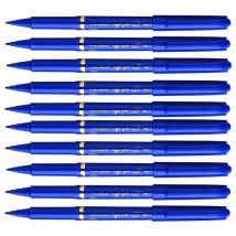 10 Feutres D'Écriture Sign Pen Uni Ball Bleu Pointe Fine - Uni-Ball