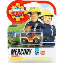 Véhicule En Métal Sam Le Pompier - Mercury Quad De Pompier Jaune Et Rouge - Voiture Miniature - Dickie 203091000 - Dickie
