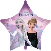 Ballon Aluminium Hélium Etoile Frozen - 46 Cm - Annikids