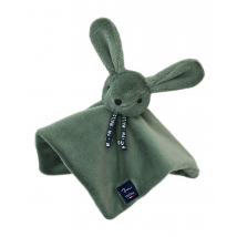 Doudou Plat Lapin Dorlotin 27 Cm - Vert Sauge - Mailou