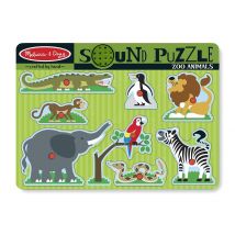 Puzzle Sonore - Animaux Du Zoo - Melissa & Doug