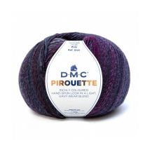 Fil À Tricoter Pirouette - 200gr - Dmc 842 Violet - Dmc