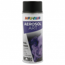 Bombe De Peinture - Noir Encre - Ral 9005 - Satiné - Tous Supports - Aérosol Art - Dupli-color