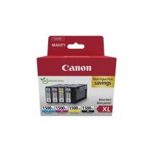 Multipack Cartouches D'Encre - Pgi-1500xl Noir/cyan/magenta/jaune - Haut Rendement - Canon