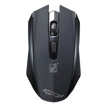 Souris Sans Fil Usb Rose Ergonomique 1600 Dpi Réception 30m Autonomie 12 Mois Noir Yonis - Yonis