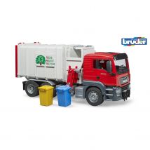 Man Tgs Camion Poubelles Avec Chargement Latéral - Bruder