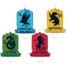 4 Bougies Harry Potter Houses - Amscan