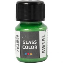 Glass Metal, Vert, 30 Ml/ 1 Flacon - CC Hobby