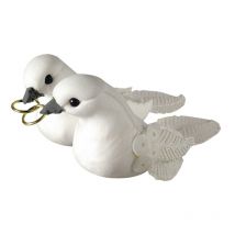 Couple De Pigeons Avec Paillettes, 5,5 Cm, 1 Couple - Rayher