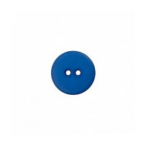 Boutons Polyester Rond 2 Trous 15mm X 4 - Prym - Certifié Oeko-tex Bleuet Bleu