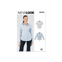 Patron New Look 6790 - Chemisier À Deux Longueurs De Manche Pour Jeunes Femmes Taille N°fr 34-46 - NewLook