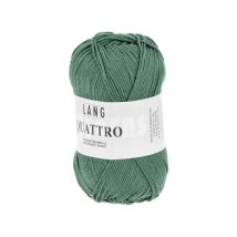 Fil À Tricoter 100% Coton Quattro - Lang Yarns 18 Vert - LangYarns