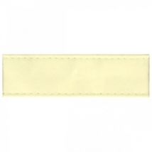 Disquette 15m Sangle Simili Cuir Ecru - MyMercerie