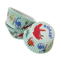 30 Caissettes À Cupcakes Dino Colors - Talking Tables