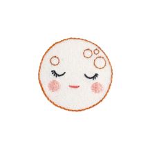 Lot De 3 Écussons Thermocollants Pour Bébé Lune 3,8cm X 3,8cm - MyMercerie