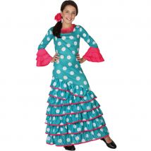 Déguisement Flamenco Bleu Et Rose 5-6 Ans - ATOSA