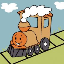 Kit Canevas Soudan Locomotive 20x20cm - LUC
