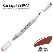 Marqueur Manga À L'Alcool Graph'it Brush 3180 Cacao - Graph'IT