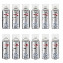 Lot De 12 Bombes Aérosols - Zinc Clair 400ml - Ambro-sol - Ambro-sol