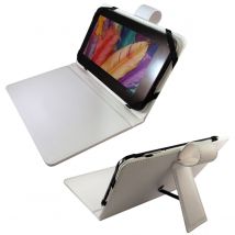 Housse Tablette Tactile Toute Liseuse Électronique 7' Intégrale 4 3 Blanc Yonis - Yonis