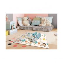 Tapis De Jeu Réversible Xxl Avec Illustrations Colorées Pour Enfants - Asalvo