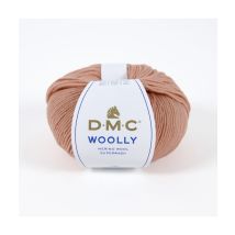 Pelote 100% Laine Vierge Woolly - Dmc 454 Melon - Dmc