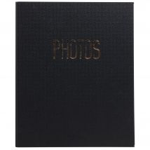 Album Photo Classeur 60 Pages Noires Officebyme - Noir - Exacompta