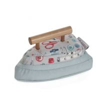 Pique Aiguille En Forme De Fer À Repasser Motif Mercerie - 8 X 17 X 15 Cm - Distrifil Ecru