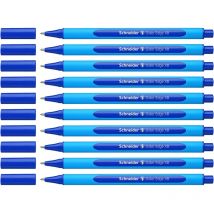 10 Stylos À Bille - Bleu - Pointe Extra Large - Slider Edge - Schneider