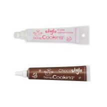 Colle Alimentaire En Tube + Stylo Chocolat - Scrapcooking