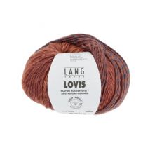 Pelote À Tricoter 100% Laine Vierge Lovis - Lang Yarns 0008 Marron