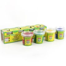 Boîte De 4 Pots De Pâte À Modeler Naturelle - 150 G X 4 - ÖkoNORM