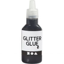 Colle À Paillettes, Noir, 25 Ml/ 1 Flacon - CC Hobby