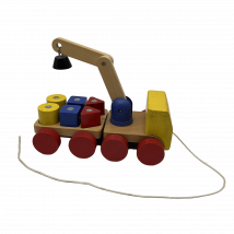 Camion Grue En Bois Avec Remorque