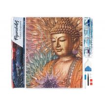 Diamond Painting Broderie Diamant Figured’art 40x50cm Toile Entière Roulée Avec Diamants Carrés - Bouddha - Figured'Art
