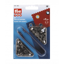 Oeillet Et Rondelles 4 À 14mm - Prym 5 Laiton