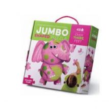 Puzzle Jumbo – 48 Pieces – Elephants - Crocodile Creek - Vert