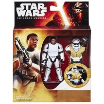Figurine Star Wars Finn (fn 2187) Avec Armure 9 Cm - Episode Vii - Hasbro - B6591 - Star Wars