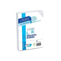 Enveloppes - Blanche - C6 - 114x162mm - Auto Adhésive - Paquet De 25 - Gpv - GPM