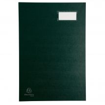 Parapheur Direction Dos À Soufflets 24x35cm - 20 Compartiments - Vert - X 8 - Exacompta